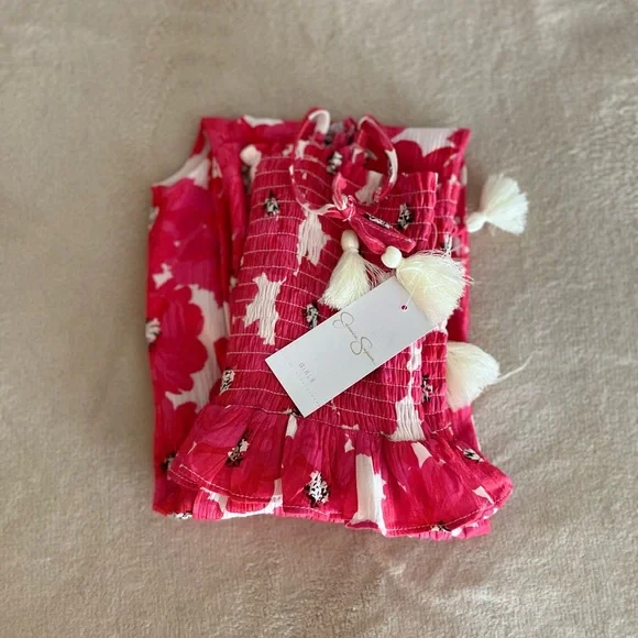 Jessica Simpson Floral Toddler Jumpsuit Suit - Size 3T - Picture 9 of 10